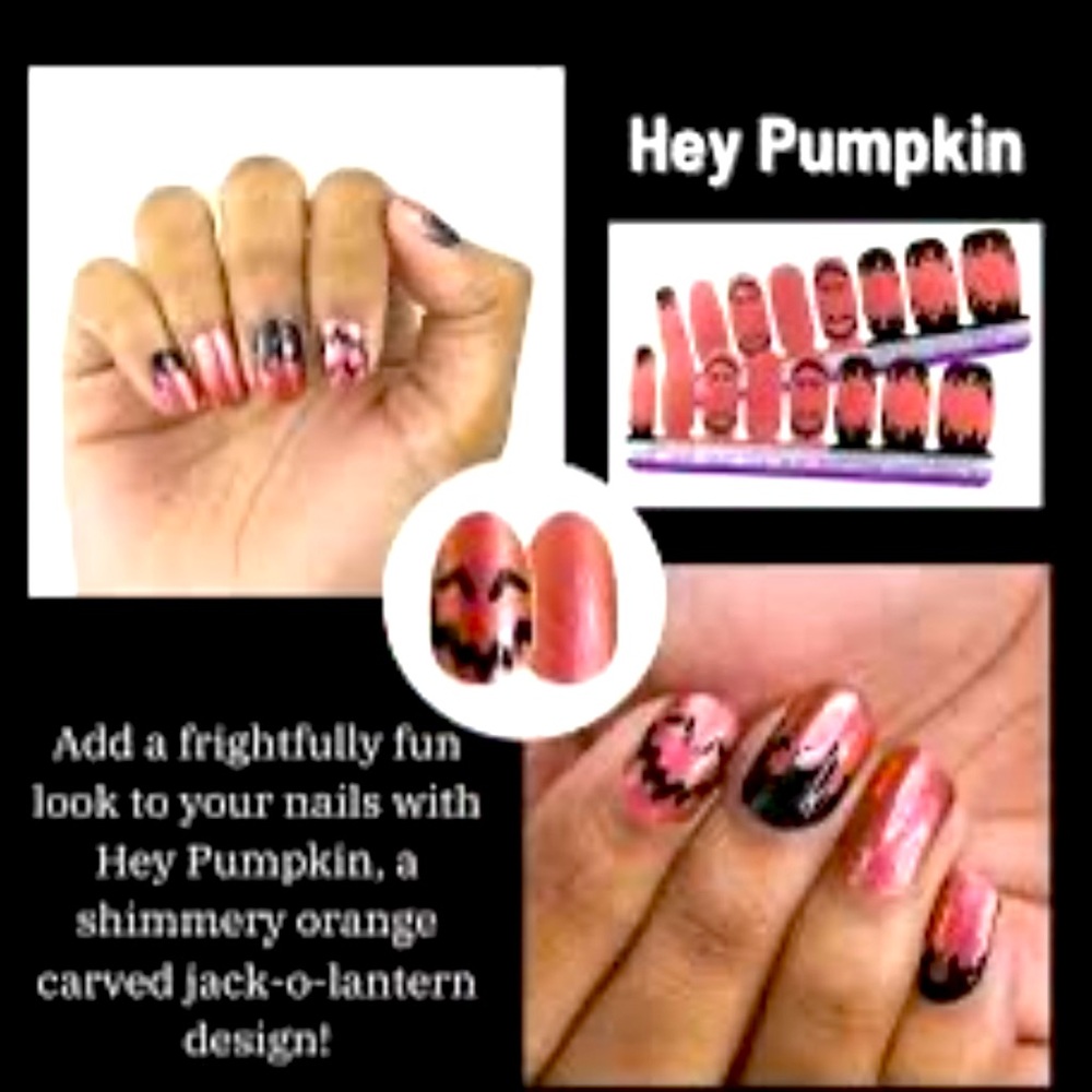 Hey Pumpkin Halloween Nail Strips